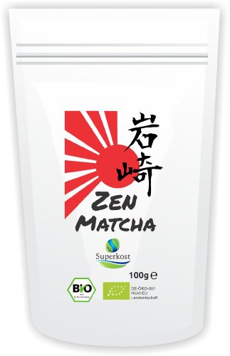 100g Japanischer Bio Matcha Pulver Grüner Tee zum Kochen und Backen aus Japan