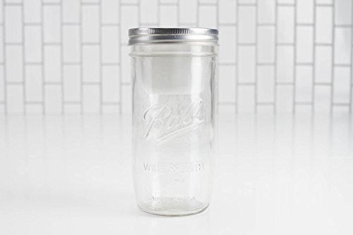 Ball Mason Glas | Wide 700 ml + BNTO Lunchbox SET (Weiß)