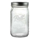 Ball Mason Glas | Wide 950 ml + BNTO Lunchbox SET (weiß)