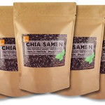 Chia Samen ChiaDE 5kg (1er Pack 5x1kg) / Chiasamen. Premium Qualität, geprüft in Deutschland