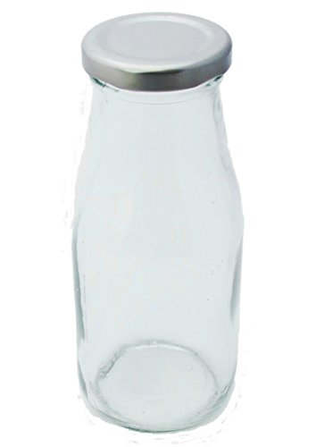 Einmachglas Glasflasche Saftflasche mit Schraubverschluss 300 ml 12 Stück