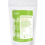 Green Detox Mix - Spirulina Chlorella Gerstengras Weizengras - Superfood Smoothie Shake Pulver - Protein + Chlorophyll 200g (bio, roh, vegan)