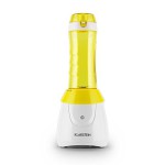 Klarstein Paradise City Standmixer Mini-Mixer Smoothie-Maker (300 Watt, inkl. 2 Trinkflaschen, BPA-frei, Edelstahlklinge) gelb
