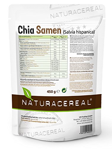 Naturacereal Chia Samen, 1er Pack (1 x 450 g)