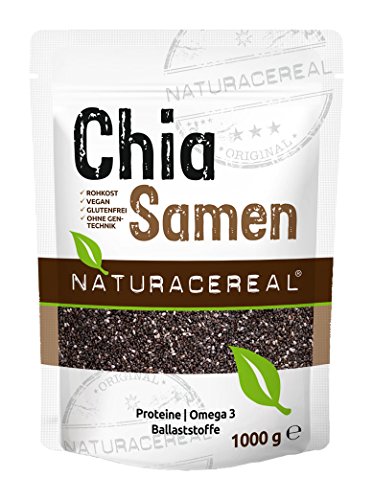 Naturacereal Premium Chia Samen, in Deutschland geprüfte Qualität (1 x 1 kg)