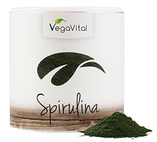 SPIRULINA ALGEN PULVER 200g von VegaVital, 100% BIO, verschiedene Vitamine und Mineralstoffe, 200g