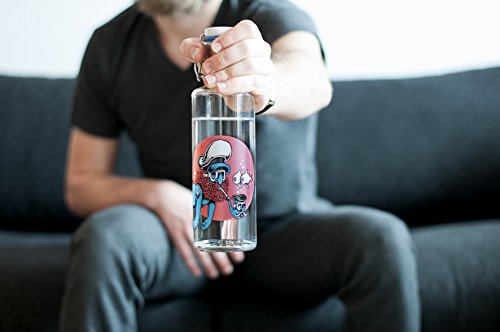 soulbottle "Diving Sailor" 0,6l • Trinkflasche aus Glas, 100% plastikfrei, dänisches Design