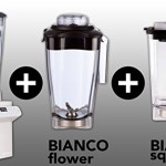 BIANCO diver + BIANCO flower + BIANCO square + Buch (Perlmutt)