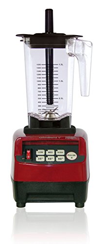 Omniblend V Mixer Standmixer Blender Smoothie Maker 1,5 Liter, JTC TM-800 Hochleistungsmixer Behälter BPA-frei (Rot/Maron, 1,5 Liter)