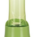 SALCO SM-14 Mix undGo Smoothie Maker, Standmixer mit 2 verschließbaren Trinkflaschen, 300 ml und 600 ml, grün / weiß