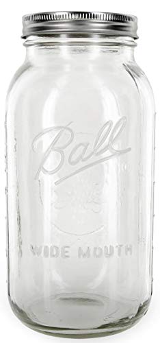 KoRo | Ball Mason Jar Wide Mouth | 1892 ml | 64 oz | Gläser Optimal Zum Aufbewahren | Vorratshaltung | Vorteilspreis