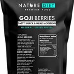 Nature Diet - Goji Beeren 1000 g | Getrocknete Beeren | Gesunder Snack